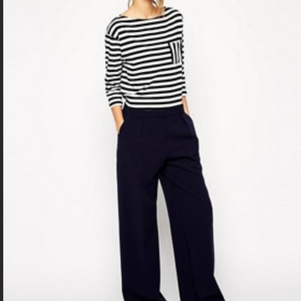 Loft Wide leg pants - Medium EUC